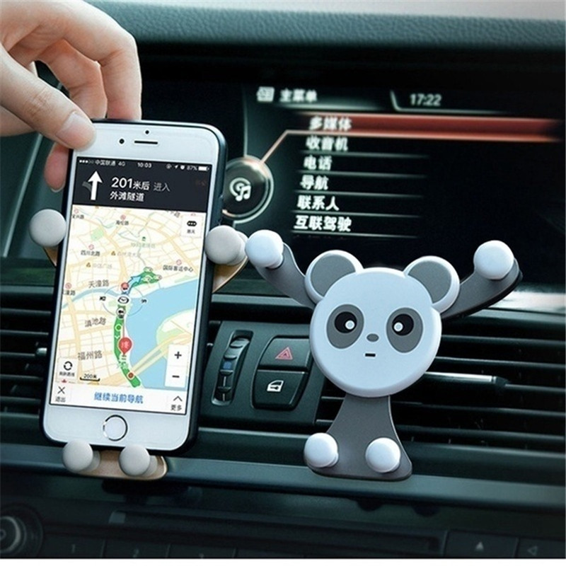 2pcs Car Phone Holder Gravity Air Vent Mount Cell Smartphone Holder In Car Mobile Phone Holder Stand