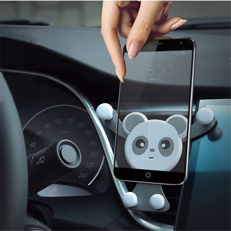 2pcs Car Phone Holder Gravity Air Vent Mount Cell Smartphone Holder In Car Mobile Phone Holder Stand