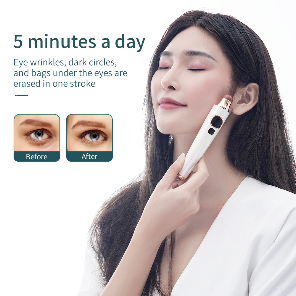 Bianstone eye massager OEM customized vibrating hot compress eye beauty device small home massage stick view 3