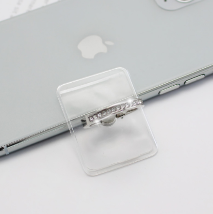 Universal Transparent Finger Ring Mobile Phone Smartphone Stand Holder For iPhone 12 Xiaomi Samsung Smart Phone Car Mount Stand