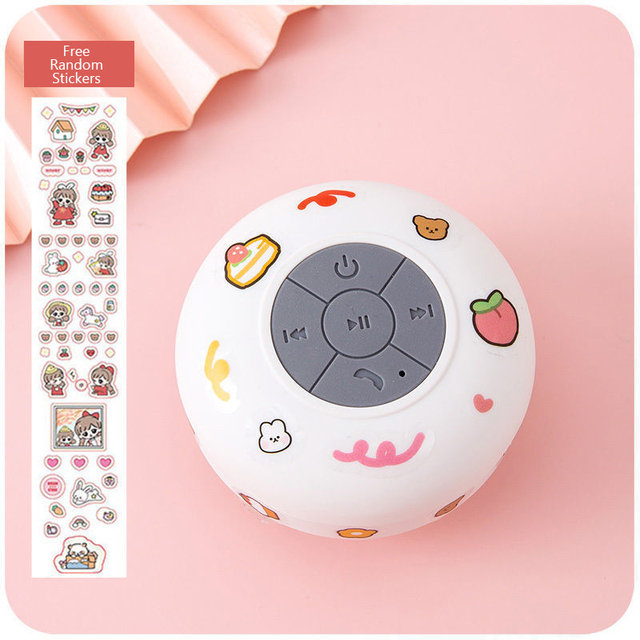 Mini Bluetooth Speaker Portable Universal Waterproof Wireless Hands-Free Speaker Shower Bathroom Swimming Pool Car Beach Outdoor