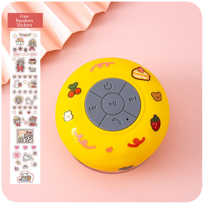 Mini Bluetooth Speaker Portable Universal Waterproof Wireless Hands-Free Speaker Shower Bathroom Swimming Pool Car Beach Outdoor