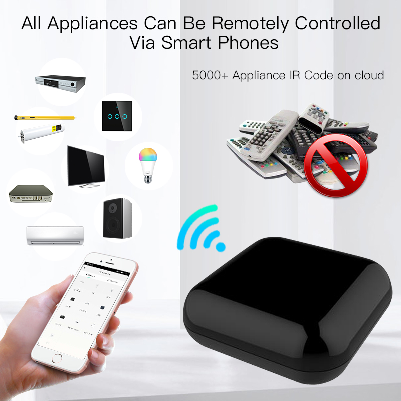 WiFi RF IR Universal Remote Controller RF Appliances Appliances Tuya Smart Life App Voice Control