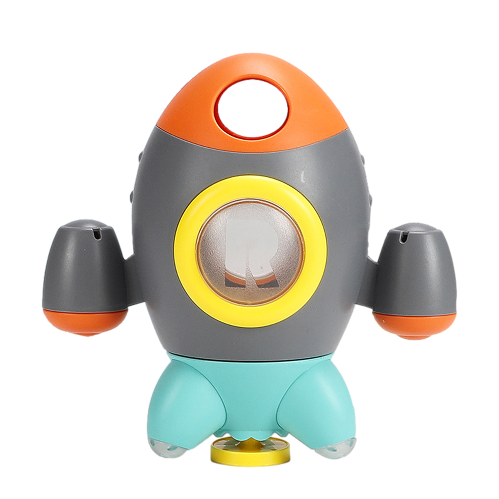 Baby Bath Toy Bath Spinning Sprinkler Rocket Safe Cute Baby Bath Fountain Toy Portable Kids Bathing Bathroom Bathtub Water Toy