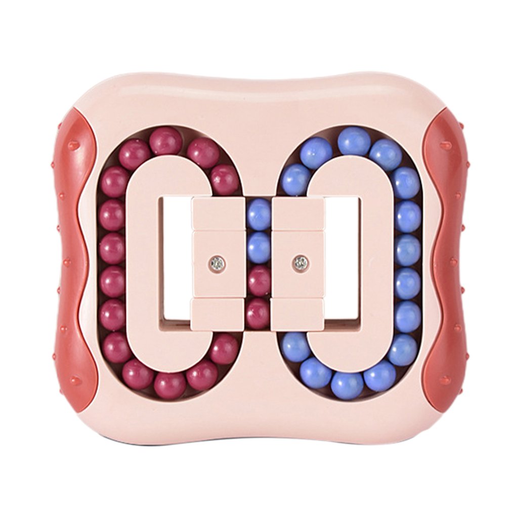 Rotating Magic Beans Cube Fingertip Fidget Toys Kids Adults Stress Relief Spin Bead Puzzles Children Education Intelligence Game