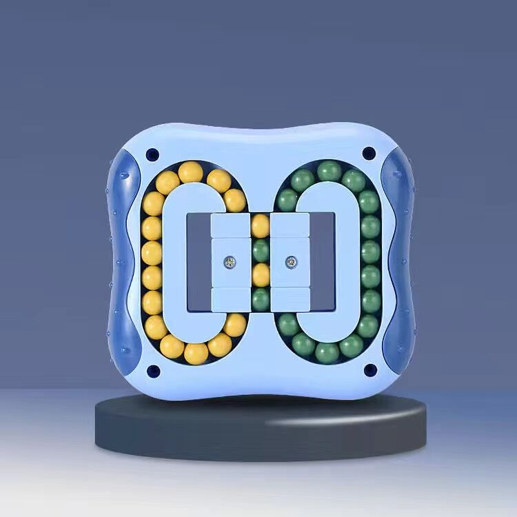 Rotating Magic Beans Cube Fingertip Fidget Toys Kids Adults Stress Relief Spin Bead Puzzles Children Education Intelligence Game