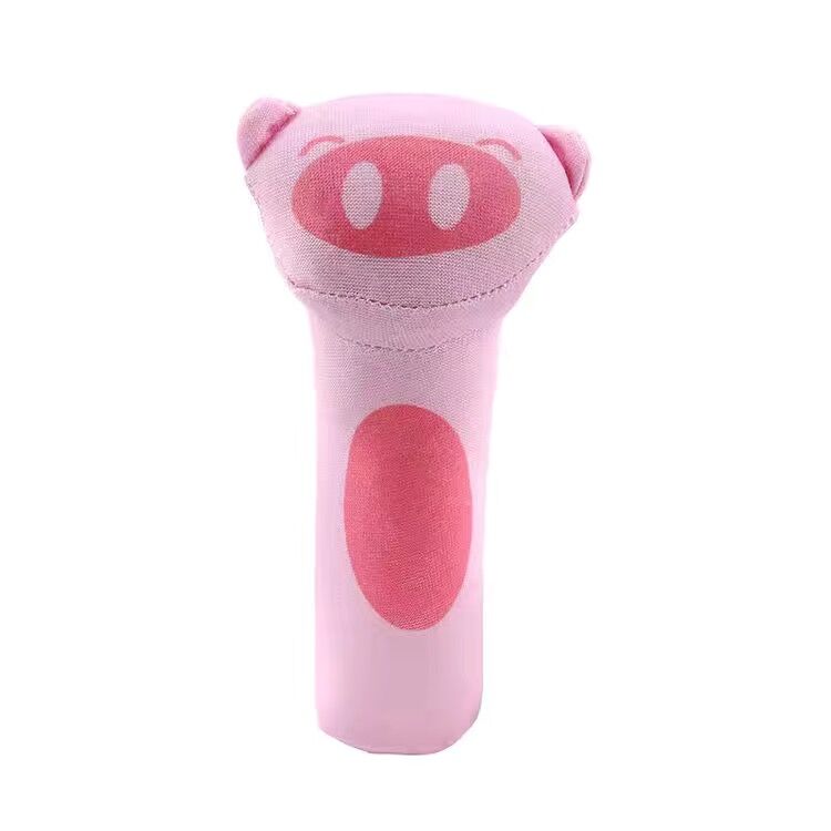 Cartoon Animal Hand Bell Rattle Soft Rattle Toy Baby Rattle Mobiles Baby Toys Cute Plush Bebe Toys 0-12 Months
