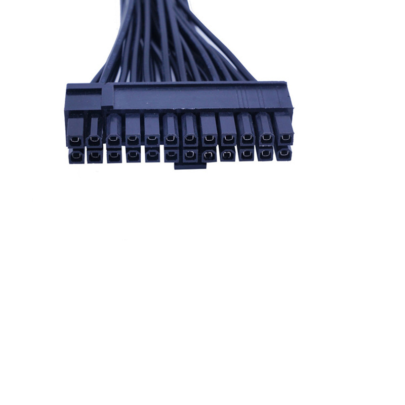 ATX Miner Mining Motherboard 24Pin 18AWG24 Pin Dual Start Power Cord 32cm Extension Cable Computer Adapter Cable Connector