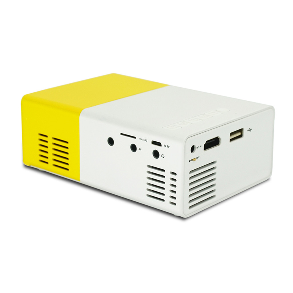 Mini Pocket Projector HD 1080P 600 Lumens LCD Movie Video Home Theater Room Media Player Smart Phone Beamer Hot