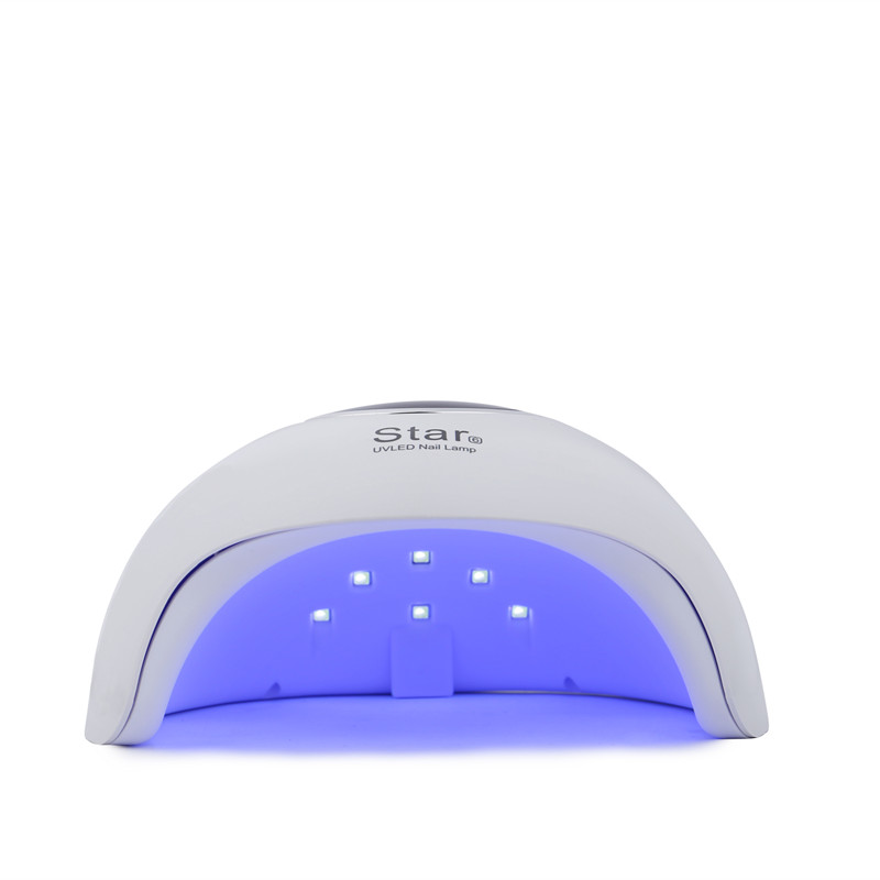 White  Nail Dryer With 12 UV Led Beads For ALL Gel Manicure Tools For Quick Drying Nails