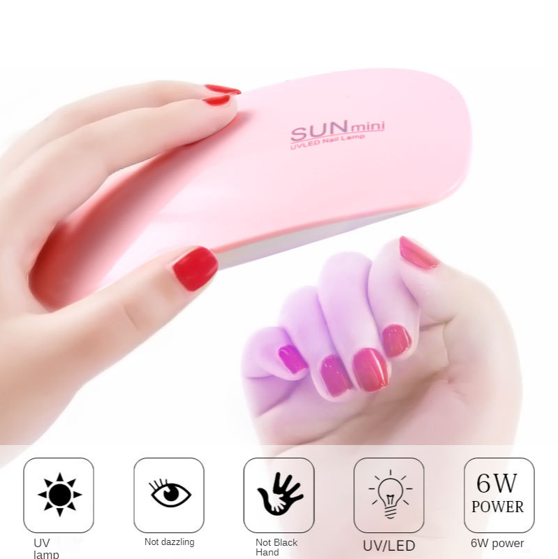 UV Lamp Micro USB Gel Varnish Curing Machine Nail Art Equipment For Home Manicure Nail Tool view 5