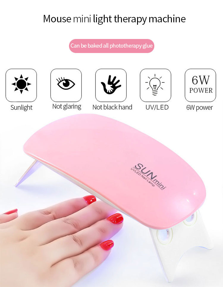 UV Lamp Micro USB Gel Varnish Curing Machine Nail Art Equipment For Home Manicure Nail Tool view 8