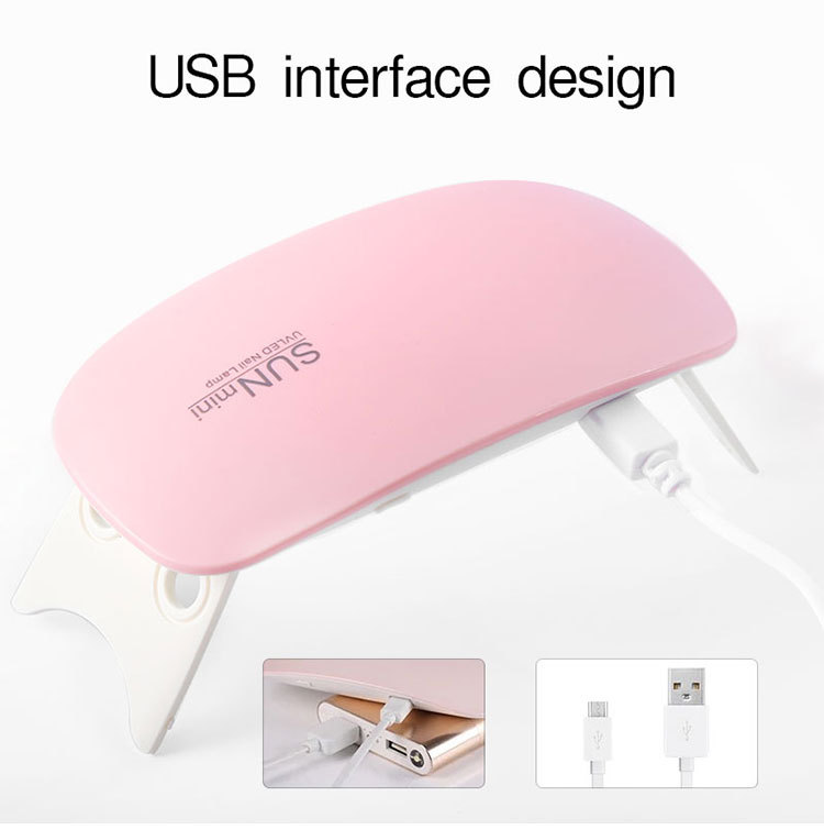 UV Lamp Micro USB Gel Varnish Curing Machine Nail Art Equipment For Home Manicure Nail Tool view 9