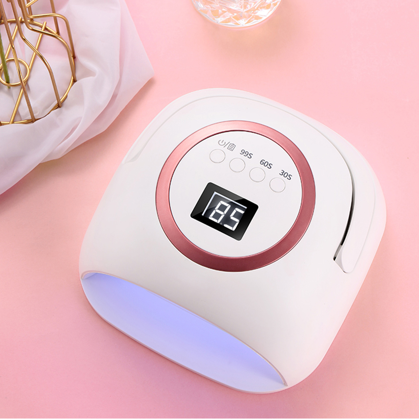 UV Nail Lamp Nail Dryer LED Display Nail Dryer 4 Timers Curing Lamp Gel Light Nail Art Tool Manicure Tools view 5