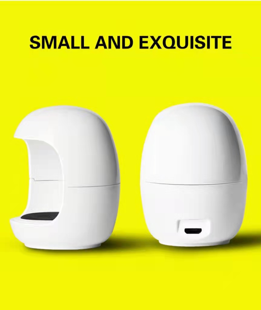 MINI Nail Dryer 3W USB UV LED Lamp Nail Art Manicure Tools Pink Egg Shape Design 30S Fast Drying Curing Light for Gel Polish view 2
