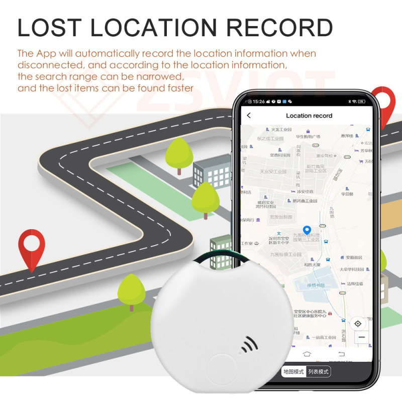 Tuya/Smart Life Bluetooth Smart Tags Anti-lost Device Pet Anti-lost Location Tracker Intelligent Two-way Search For Keys Wallets