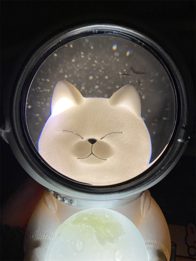 LED Night Light Nursery Moon Lamps Astronaut Table Decorative Lights Baby Kids Toys Birthday Gift