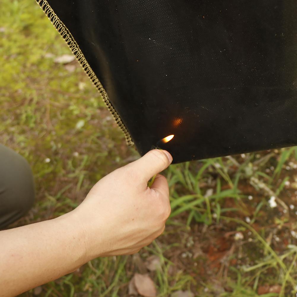 Fire Extinguisher Cloth Bag Outdoor BBQ Charcoal Fire Extinguisher Cloth Bag Convenient Camping Fire-Proof Storage Bag