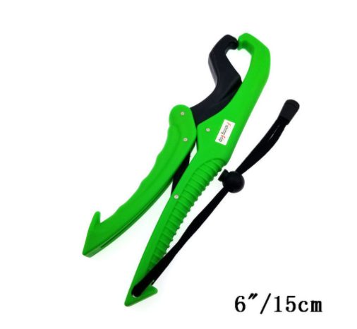 Fish Grabber Plier Controller Practical Fishing Gripper Gear Tool ABS Grip Tackle Holder Fish Clamp with Adjustable Rope