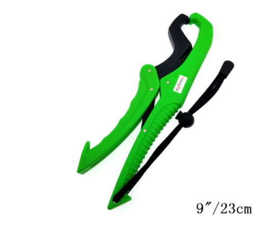 Fish Grabber Plier Controller Practical Fishing Gripper Gear Tool ABS Grip Tackle Holder Fish Clamp with Adjustable Rope