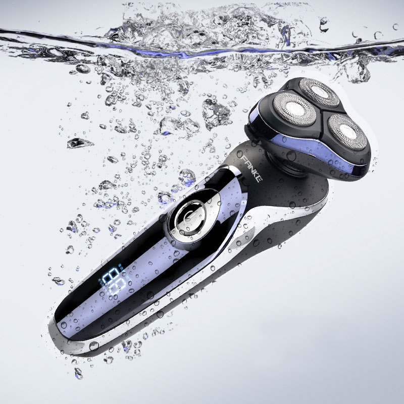 Electric Shaver Wet-Dry Dual Use Water Proof Electric Razor Nose Ear Hair Trimmer Rechargeable Shaving Machine for Men