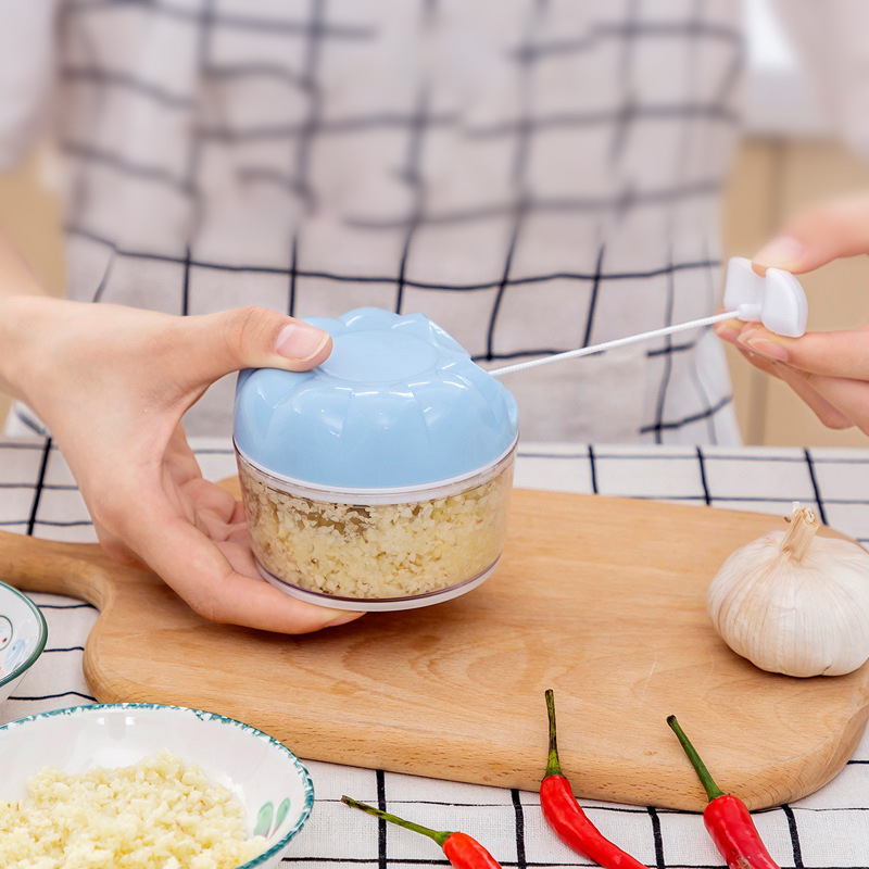 Mini Garlic Chopper Crusher Food Press Kitchen Utensils Vegetables Slicer Peeler Gadget Home Cooking Knives Gadget Sets Fittings