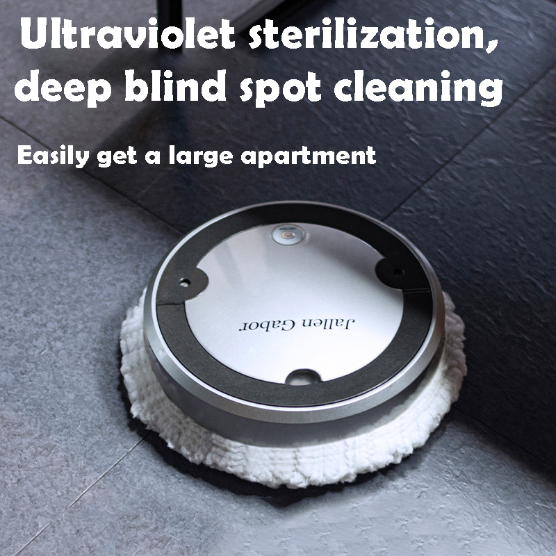 3 In 1 Humidifying Spray Mopping Machine USB Wireless Electric Mop Household Automatic Robot Vacuum Cleaner Mop