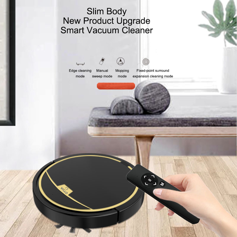 Remote Control Smart Robot Vacuum Cleaner 2800Pa Automatic Household Multifunctional Anti-drop Vacuum Cleaner with Water Tank