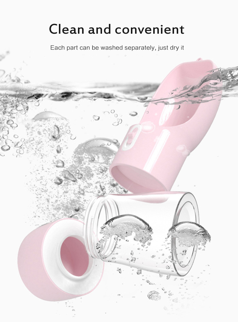 Portable Outdoor Pet Water Dispenser Feeder Pet Dog Water Bottle Dogs Travel Puppy Cat Drinking Bowl Dog Accessories