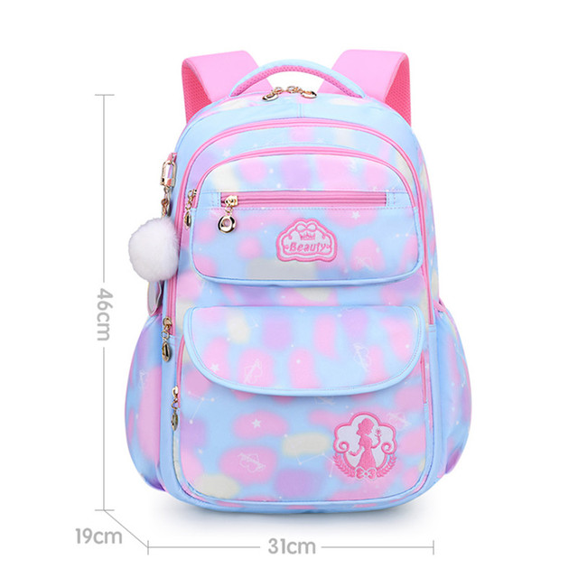 Cute Girls School Bags Children Primary School Backpack satchel kids book bag Princess Schoolbag Mochila Infantil 2 szies