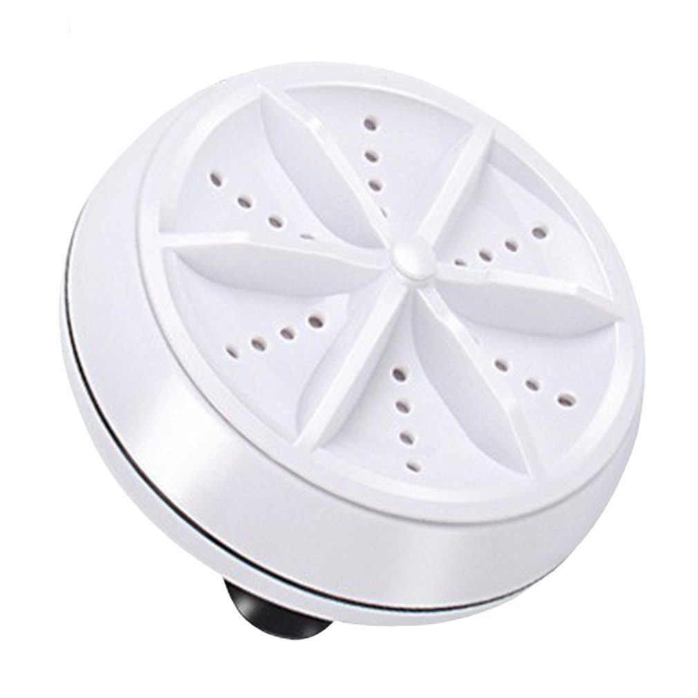 Mini Ultrasonic Washing Machine Portable Turbo Personal Rotating Washer Convenient Travel Home Business Travel USB Powered