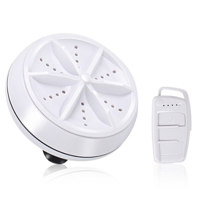 Mini Ultrasonic Washing Machine Portable Turbo Personal Rotating Washer Convenient Travel Home Business Travel USB Powered
