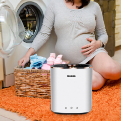 2.5L Mini Portable Washing Machine Smart Sensor Ultrasonic Turbo Cleaner Dormitory Underwear Small Sterilization Instrument