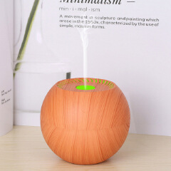 Mini Air Humidifier Ultrasonic USB Aroma Diffuser Wood Grain LED Night Light Electric Essential Oil Diffuser Aromatherapy Home