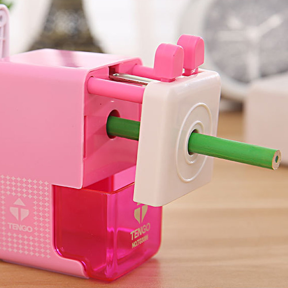 Cartoon Hand Crank Mechanical Pencil Sharpener Kids Student School Stationery Children's Learning Stationery Pencil Sharpener