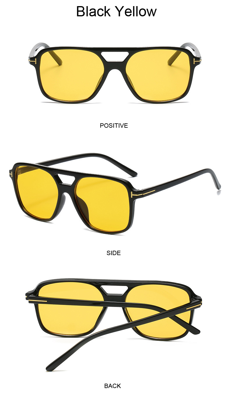 Vintage Square Sunglasses Women Retro Brand Mirror Sun Glasses Female Black Yellow Fashion Candy Colors Oculos De Sol Feminino