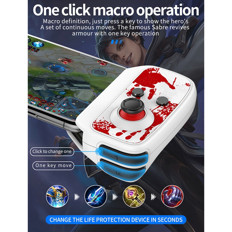 Mobile Game Controller Phone Gamepad Grip Rocker Phone Joystick Trigger PUBG Game Artifact For Iphone Android