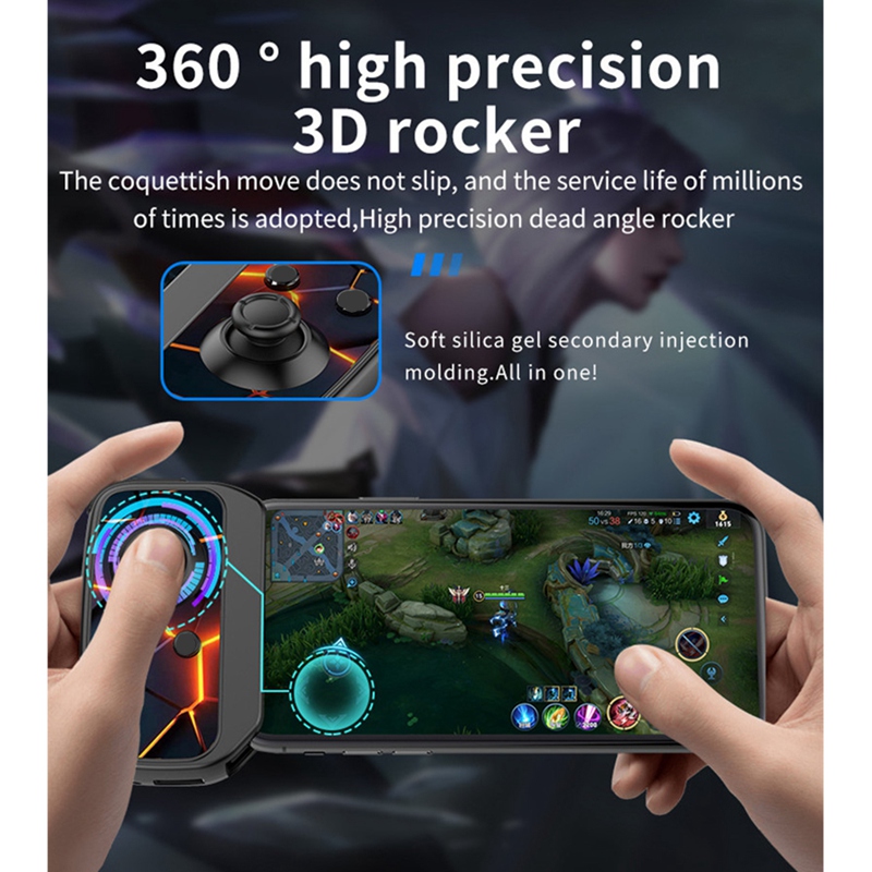 Mobile Game Controller Phone Gamepad Grip Rocker Phone Joystick Trigger PUBG Game Artifact For Iphone Android