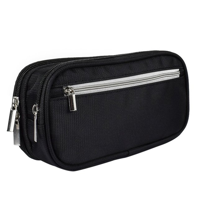 Pencil Case Large Capacity Waterproof Case Office And School Supplies Zippered Desk Organizer Case Durable For Men And Women