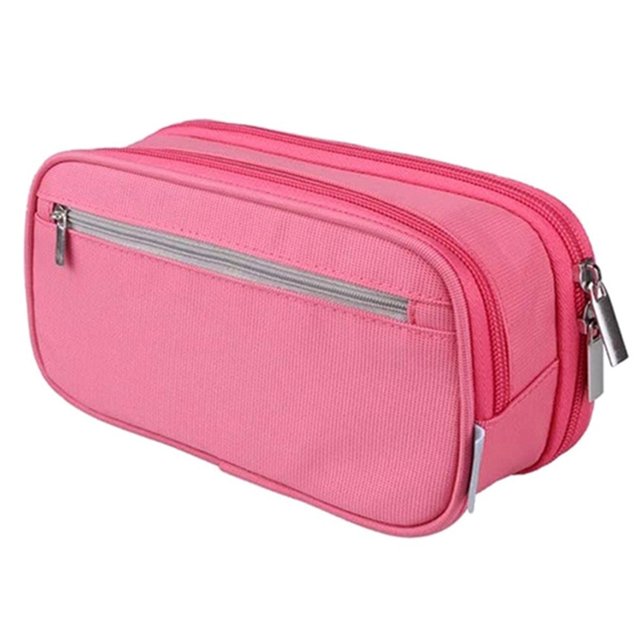 Pencil Case Large Capacity Waterproof Case Office And School Supplies Zippered Desk Organizer Case Durable For Men And Women