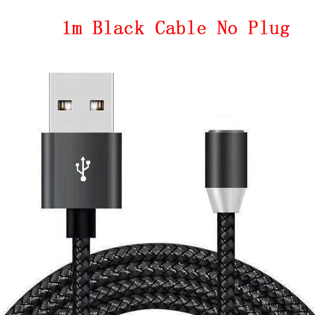Magnetic Charger Micro USB Cable Plug Round Magnetic Cable Plug Fast Charging Wire Cord Magnet USB Type C Cable Plug