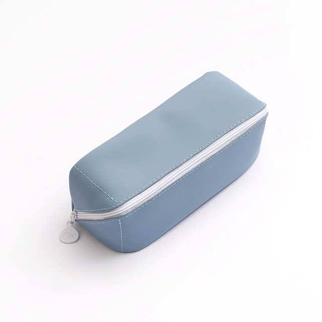 Large Capacity Pencil Case Simple Japanese Pencil Cases Pure Color Estuche Escolar Creativity Estuche Lapices Piornik Szkolny