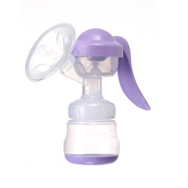 Manual Breast Feeding Pump Original Manual Breast Milk Silicon PP BPA Free with Milk Bottle Nipple Function Breast Pumps