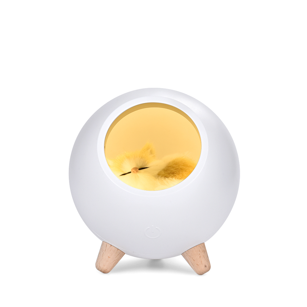 LED Night Lamp Decorate Desk Light Battery Dream Cat Holiday Creative Rechargable Bulb for Baby Dedroom Luminar