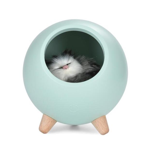 LED Night Lamp Decorate Desk Light Battery Dream Cat Holiday Creative Rechargable Bulb for Baby Dedroom Luminar
