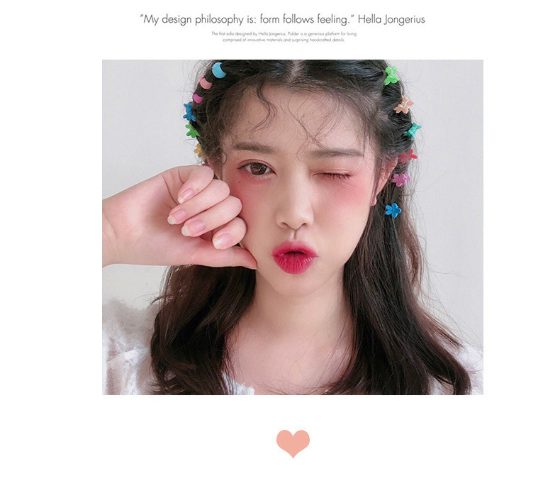 50 PCs  Of Sets Of Children's Candy Color Hairpins Girls Broken Hairpins Cute Hairpins Headdress Hair Accessories Girls
