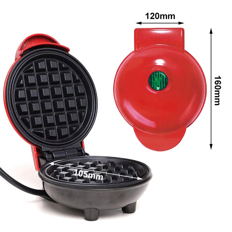 Mini Electric Waffles Maker Pan Eggette Machine  Mini Waffle Pot Egg Cake Oven Bubble Egg Oven Breakfast Waffle Molds