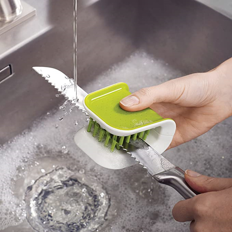 Tableware Cleaning Tools For Kitchen Convenience U-shaped Cleaning Brush Useful Things for Home Chopsticks Multifunctional Forks