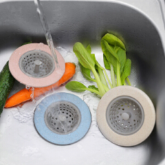 Silicone Sink Strainer Kitchen Bathroom Accessories Kitchen Sink Filter Waste Collector Plug Sink Strainer