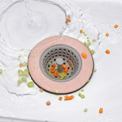 Silicone Sink Strainer Kitchen Bathroom Accessories Kitchen Sink Filter Waste Collector Plug Sink Strainer